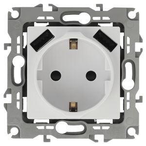 12-4109-01 ��� ������� 2P+E 16A-250�, ����. � 2xUSB 5�-3�, ���12, ����� ��� ������: �0047840