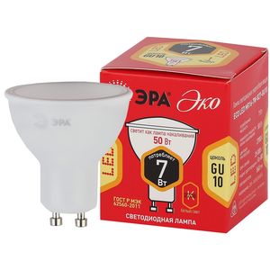 ������������ ����� ECO LED MR16-7W-827-GU10 ��� (����, �����, 7��, ����, GU10) ��� ������: �0040874