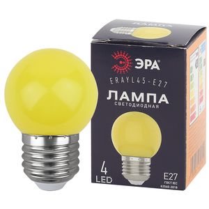 ERAYL45-E27 ��� LED �45-1W-E27 ��� (����. ���, ����., 4SMD, 1W, E27, ��� ����-����) ��� ������: �0049576