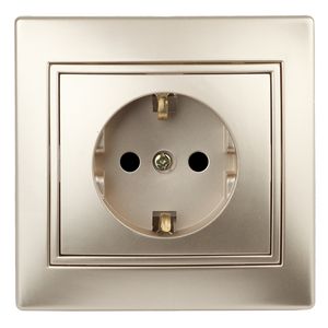 1-202-04 Intro ������� 2P+E Schuko, 16�-250�, IP20, ��, Plano, �������