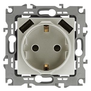 12-4109-15 ��� ������� 2P+E 16A-250�, ����. � 2xUSB 5�-3�, ���12, ��������� ��� ������: �0047849
