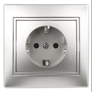 1-202-03 Intro ������� 2P+E Schuko, 16�-250�, IP20, ��, Plano, ��������