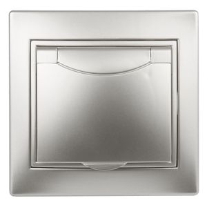 1-203-03 Intro ������� 2P+E Schuko � �������, 16�-250�, IP20, ��, Plano, ��������