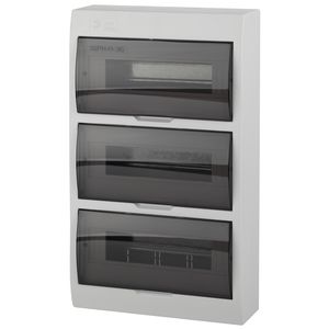 NO-box_simple-plastic_36_surface ��� ���� ���-�-36 ������� ������.������� IP41 ��� SIMPLE ��� ������: �0041529