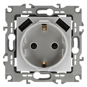 12-4109-03 ��� ������� 2P+E 16A-250�, ����. � 2xUSB 5�-3�, ���12, �������� ��� ������: �0047842