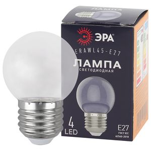ERAWL45-E27 ��� LED P45-1W-�27 ��� (����. ���, �����., 4SMD, 1W, E27, ��� ����-����) ��� ������: �0049572
