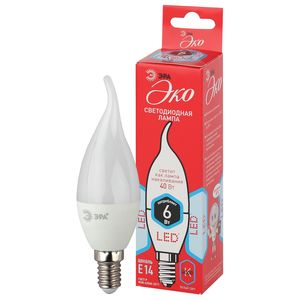 ������������ ����� ECO LED BXS-6W-840-E14 ��� (����, ����� �� �����, 6��, �����, E14) ��� ������: �0040882