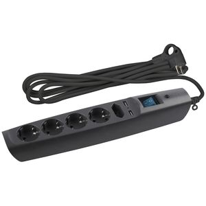 SFU-5es-2m-B ���.������ ��� (������) � ������, 3x0.75��2, �� ��, � ����, 5��+2xUSB, 2�, ��� (20/240)